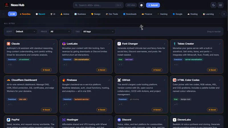 Nexo Hub screenshot 1