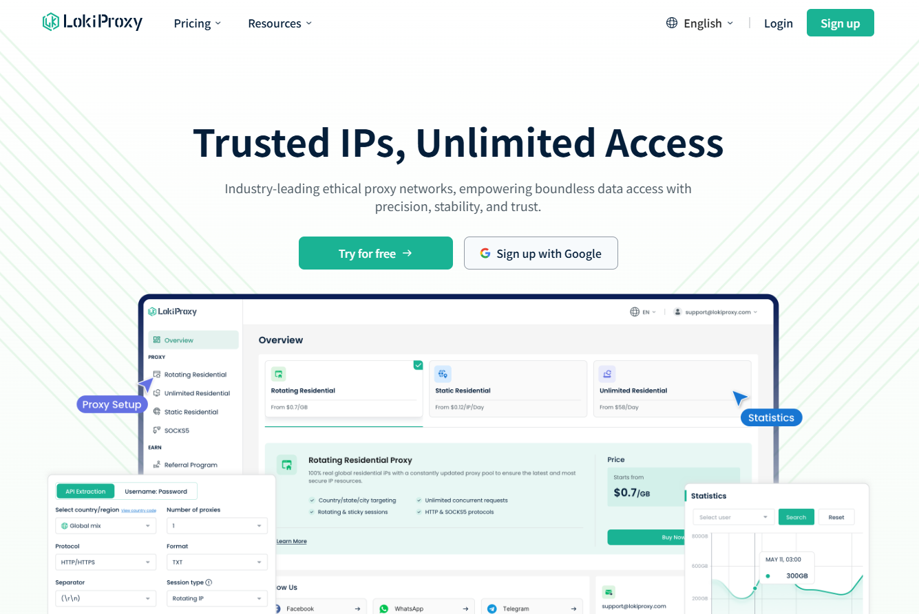 LokiProxy screenshot 2