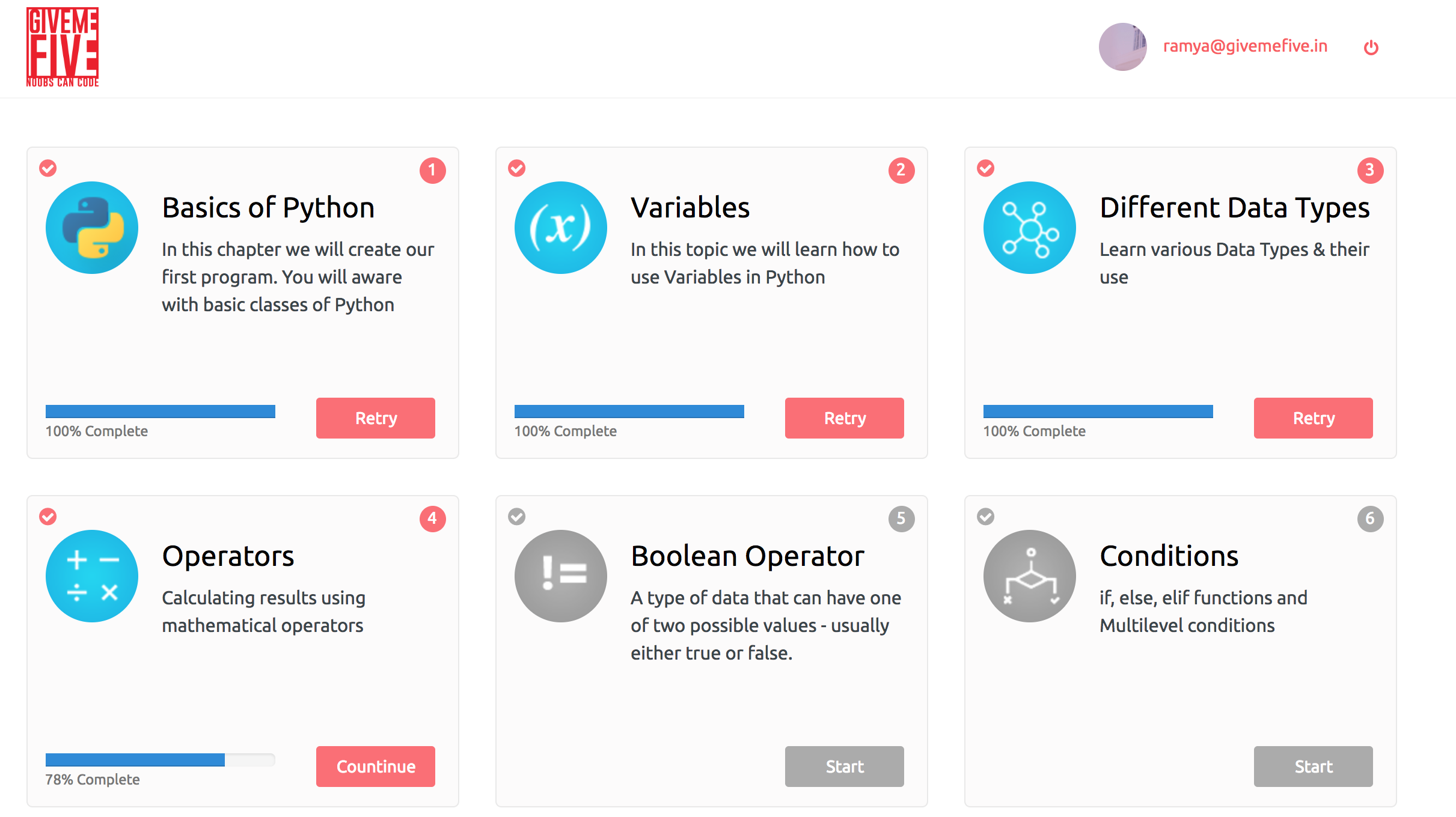GiveMeFive -  Everyone can Code ! gallery image