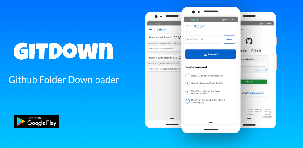 Gitdown - Trình tải xuống thư mục GitHub media 1