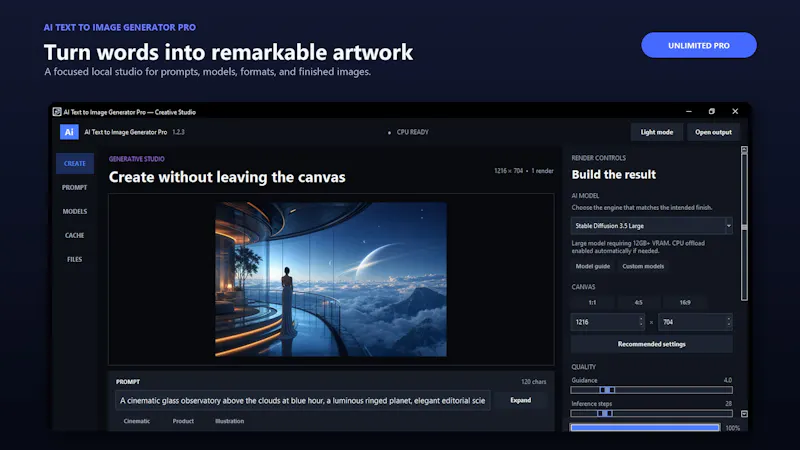 AI Text To Image Generator Pro screenshot 1