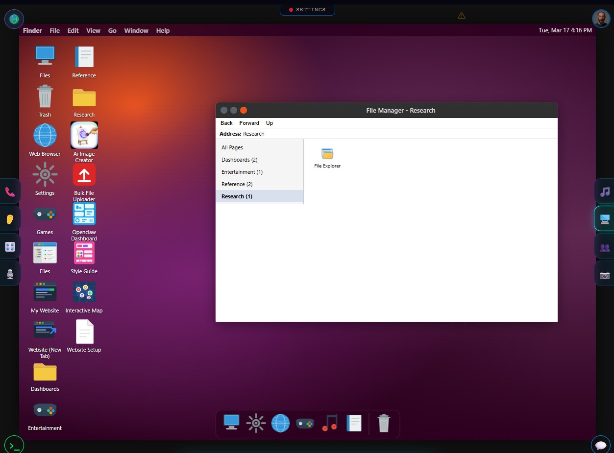 OpenVoiceUI gallery image
