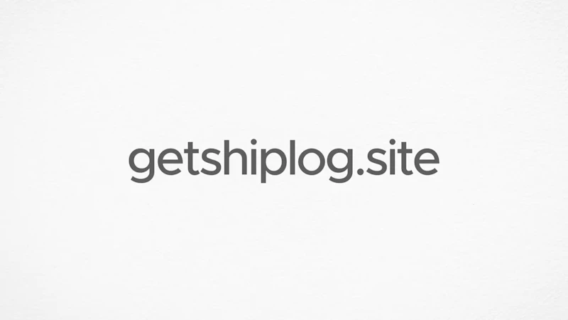 ShipLog screenshot 1 (video preview)