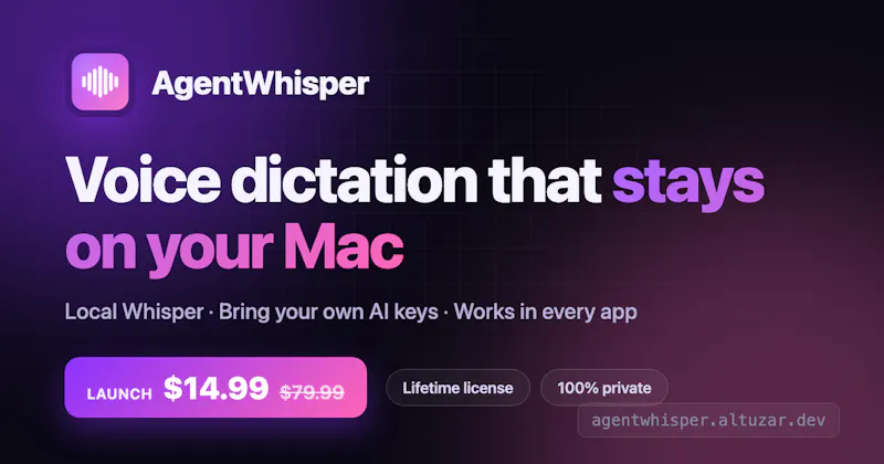 AgentWhisper screenshot 2