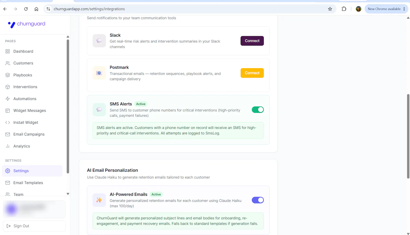 ChurnGuard screenshot 2