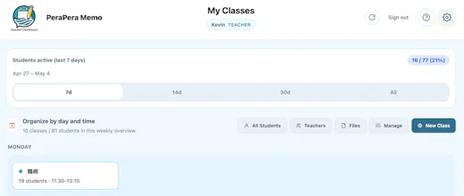 PeraPera Memo for Teachers gallery image