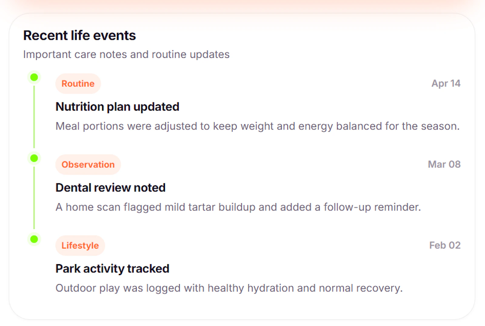VEDA: AI Pet Health Scan & Biography. screenshot 4