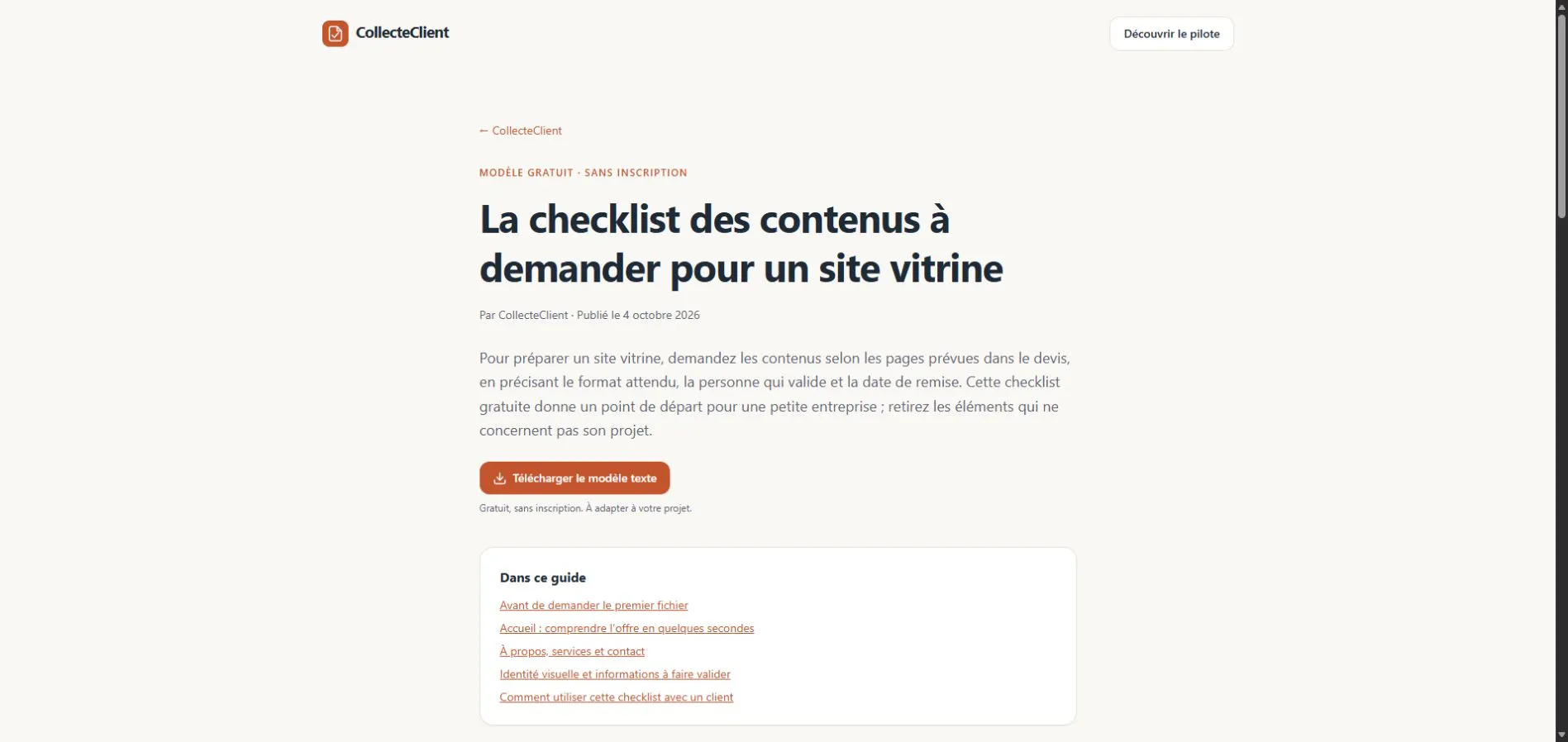 CollecteClient gallery image