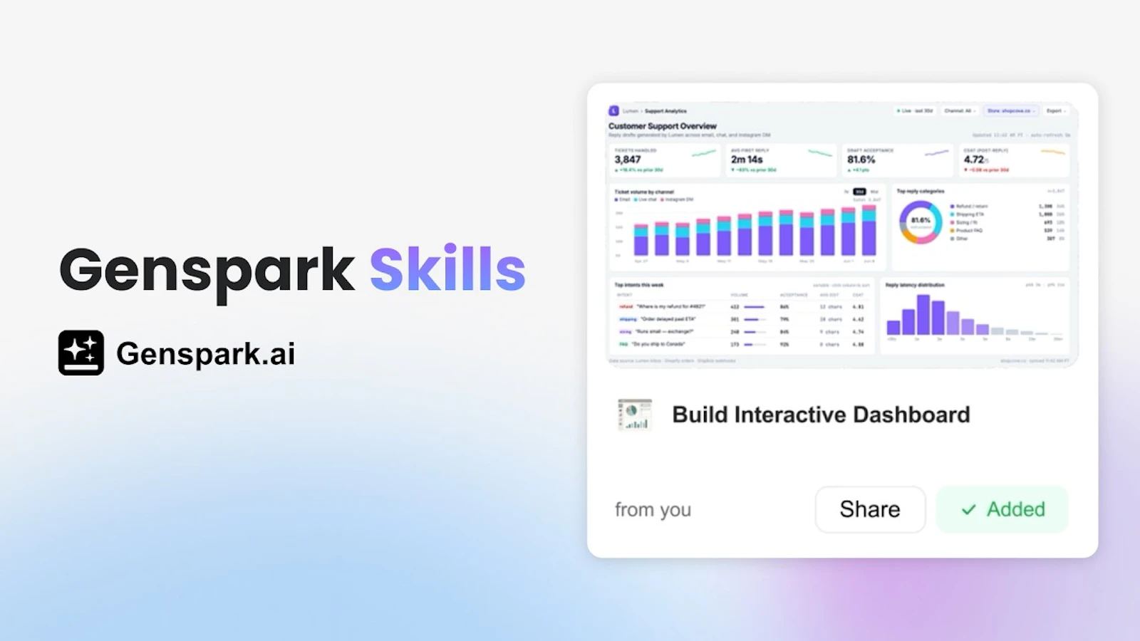 Genspark Skills screenshot 1 (video preview)