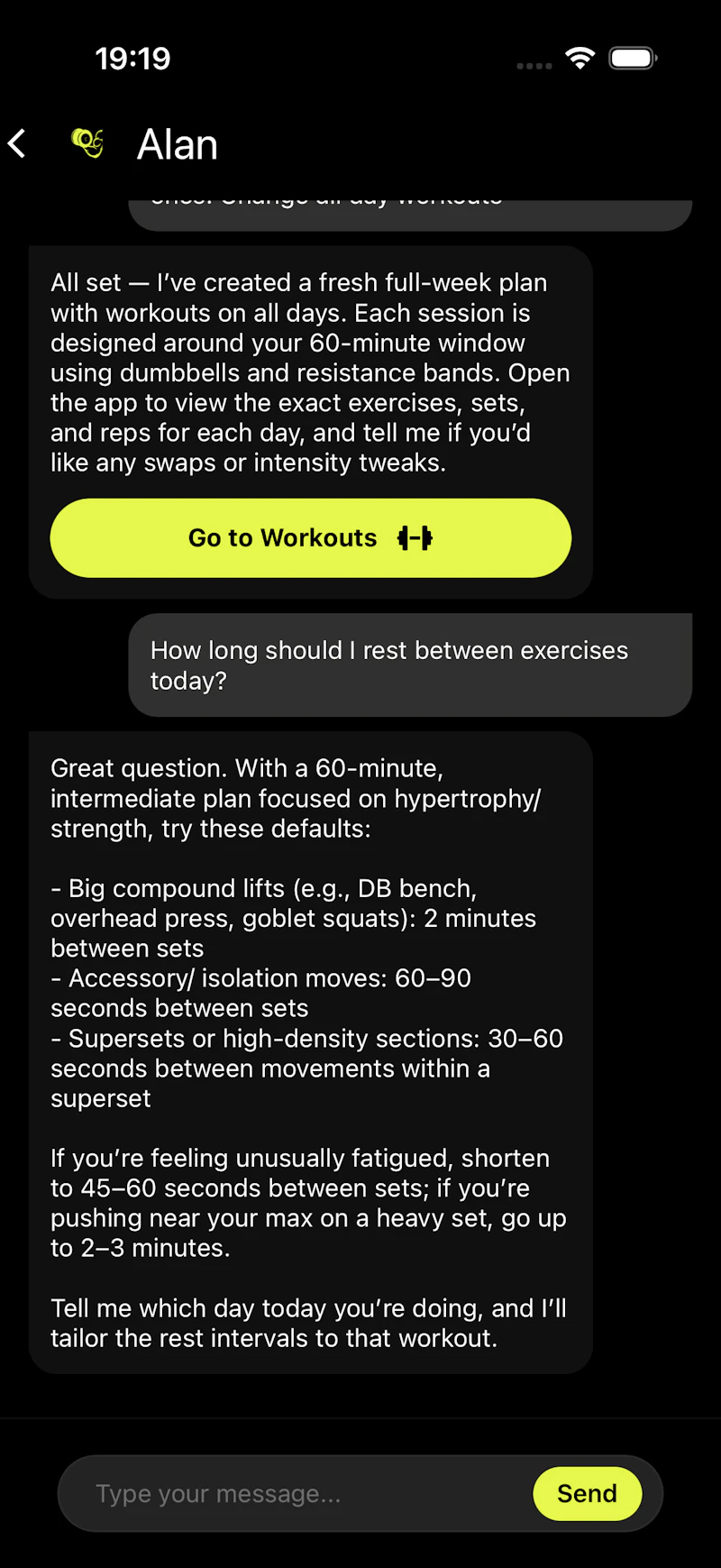 ALAN — AI Fitness Trainer screenshot 6