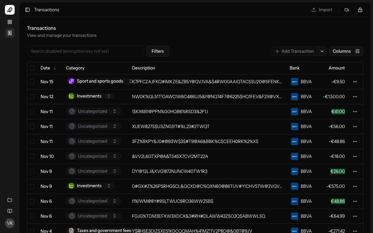 Whisper Money - Screenshot 2 showing product features and functionality
