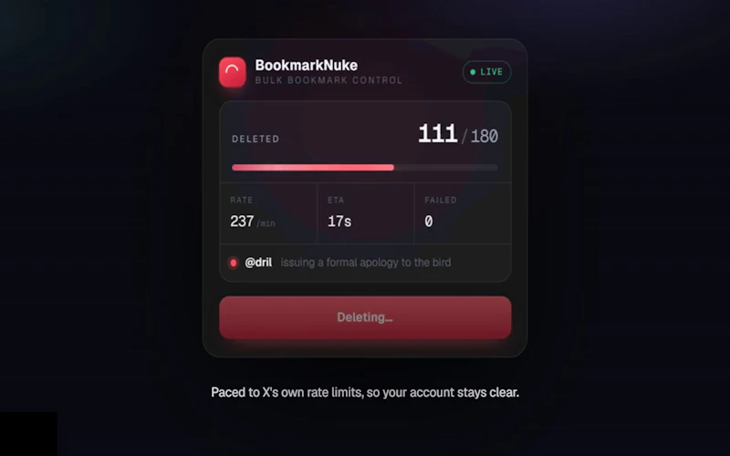 BookmarkNuke screenshot 4