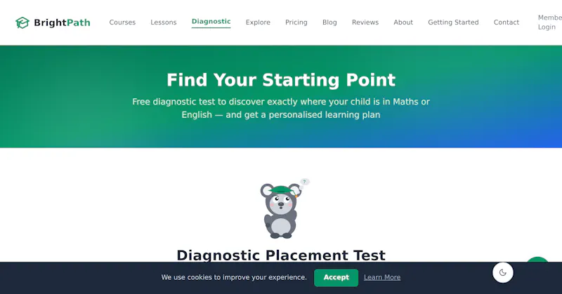 BrightPath AI Tutoring screenshot 1
