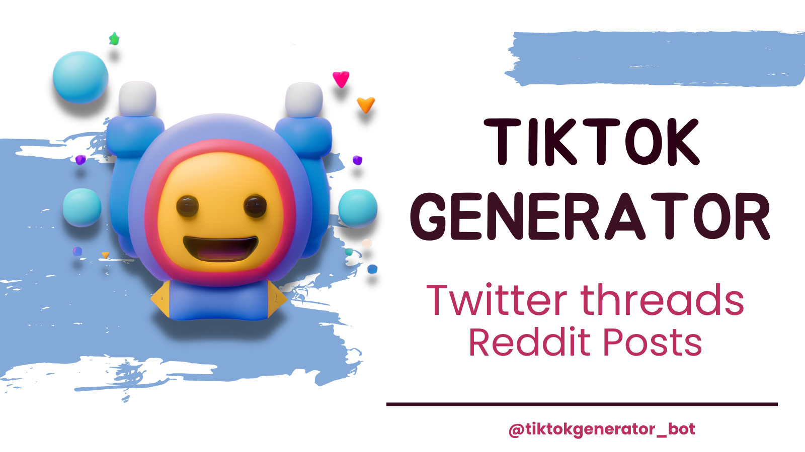 Generatore di tok Tik - Genera video TIK TOK da thread di Twitter o post Reddit media 1
