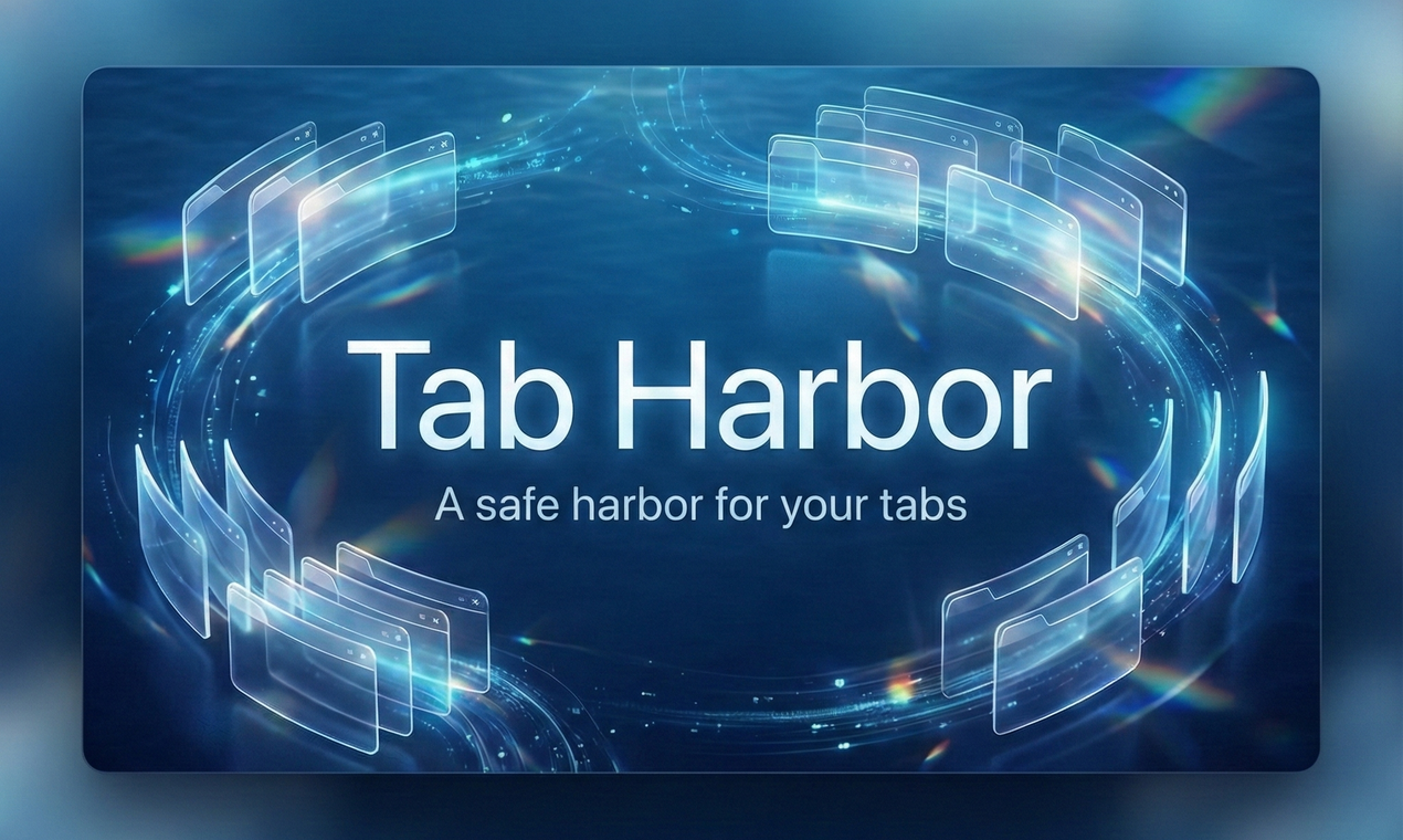 Tab Harbor - Main product screenshot demonstrating key features and user interface