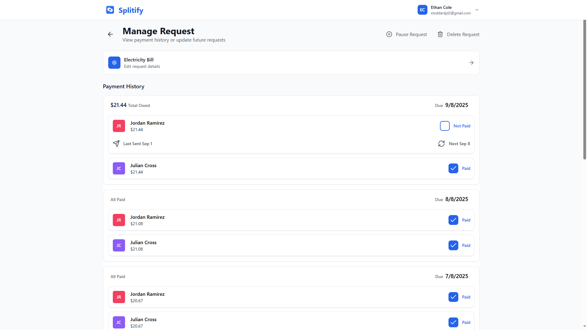 Média Se dissocier - L'application de division de facture la plus avancée qui fait gagner autant de temps 3