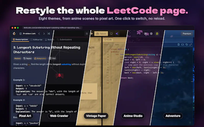 Theme Studio for Leetcode screenshot 2