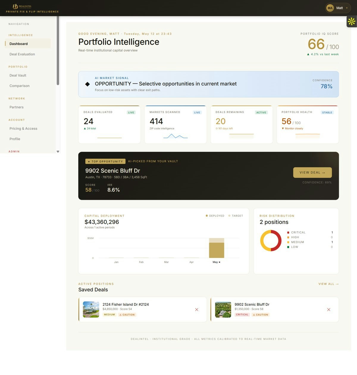 DealIntel — Fix & Flip Intelligence gallery image