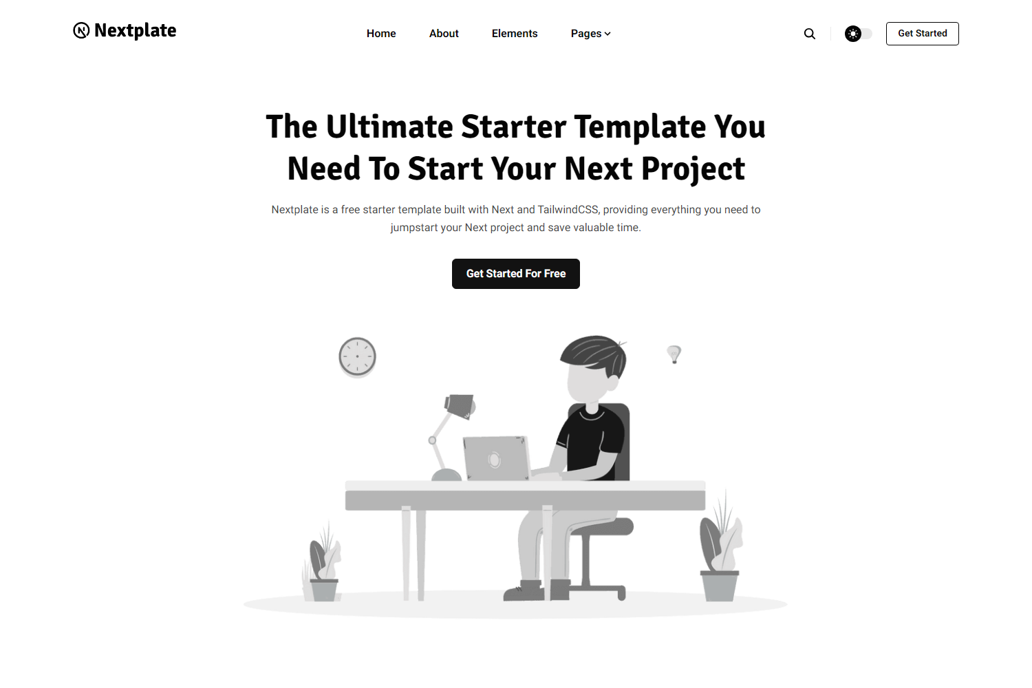 Nextplate – Starter Template for Next.js - Main product screenshot demonstrating key features and user interface