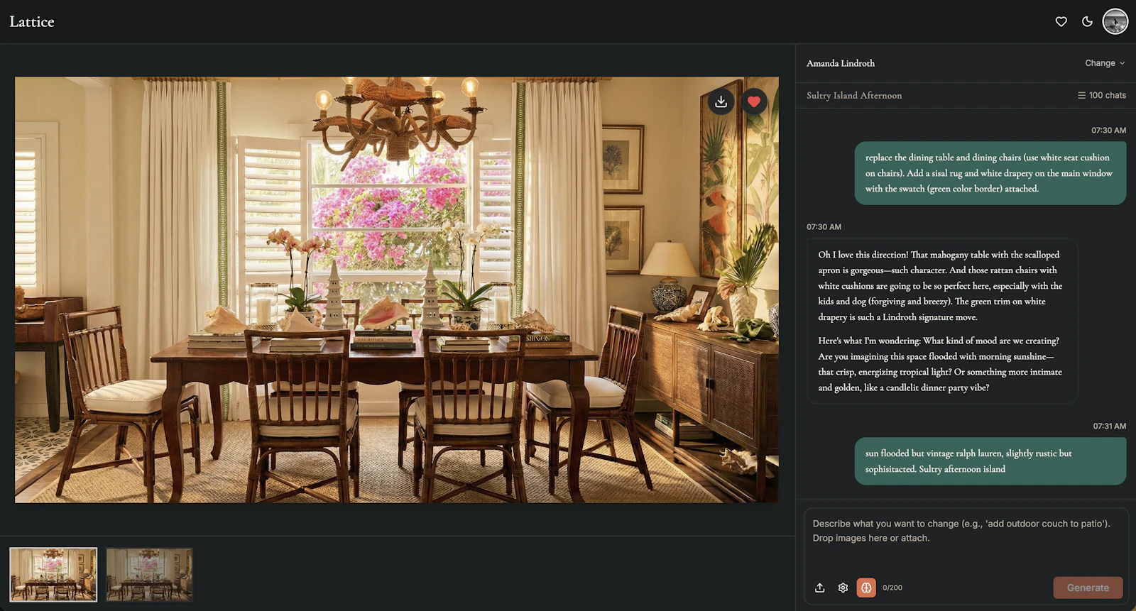 Lattice screenshot 2