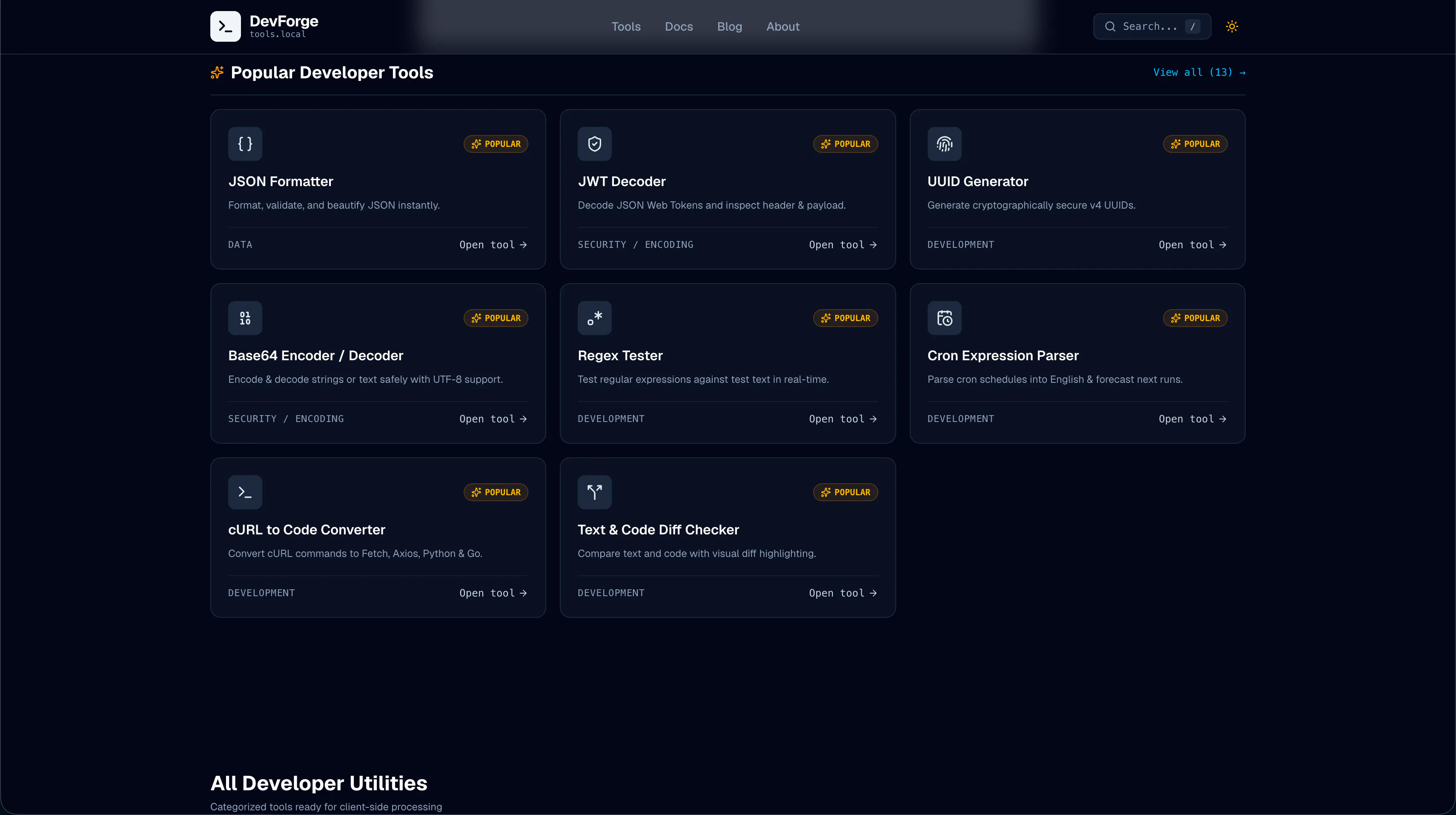 DevForge gallery image