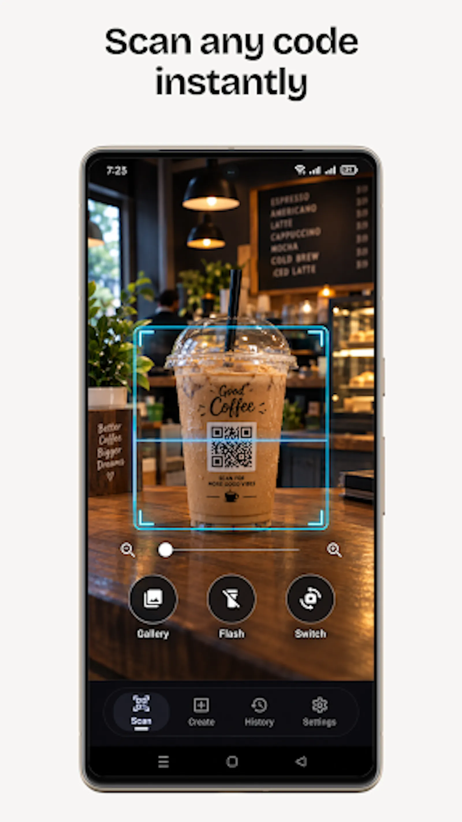 ScanQ - QR & Barcode Scanner screenshot 1