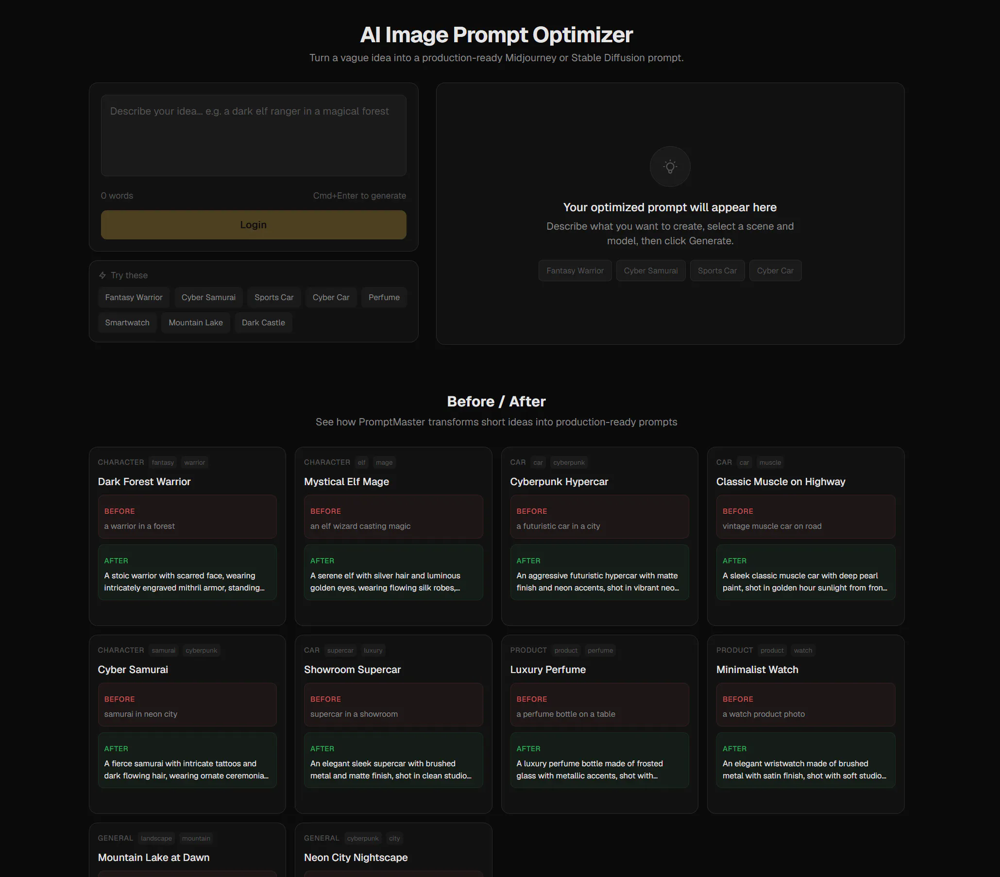 LoginPromptMaster AIPromptMaster AI