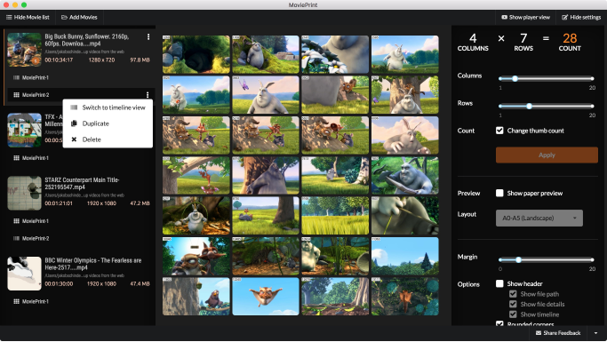 MoviePrint gallery image