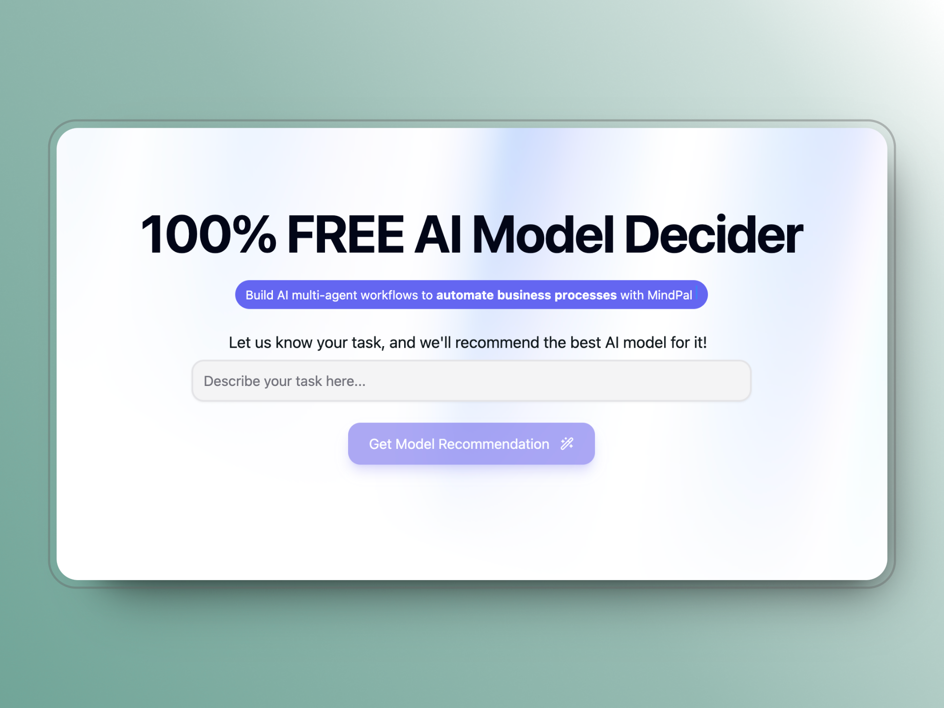 Sie haben ein Decider -Modell - Finden Sie das perfekte KI -Modell für Ihre Aufgaben Medien 1