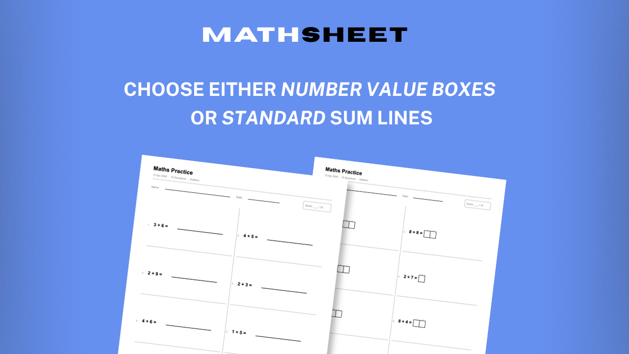 MathSheet gallery image