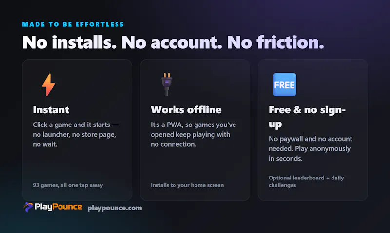 PlayPounce — free game hub screenshot 5