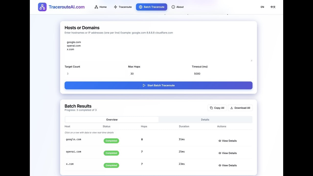 Traceroute AI Online free gallery image