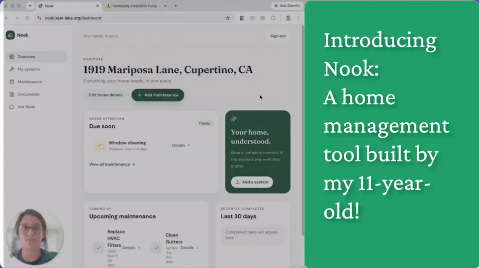 Nook screenshot 1 (video preview)