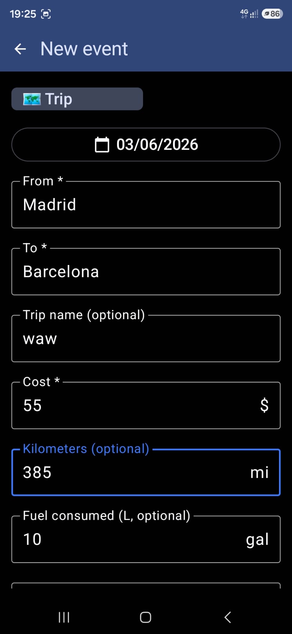Car Diary – Vehicle Logbook gallery image