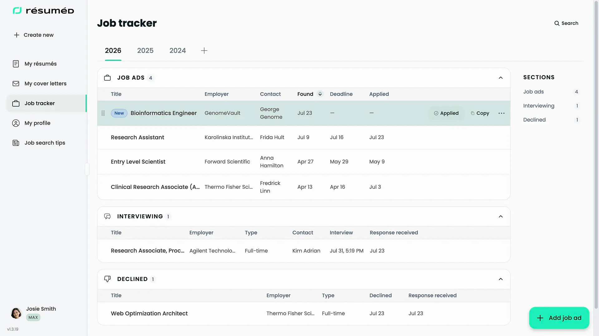 Résuméd Free CV Creator gallery image