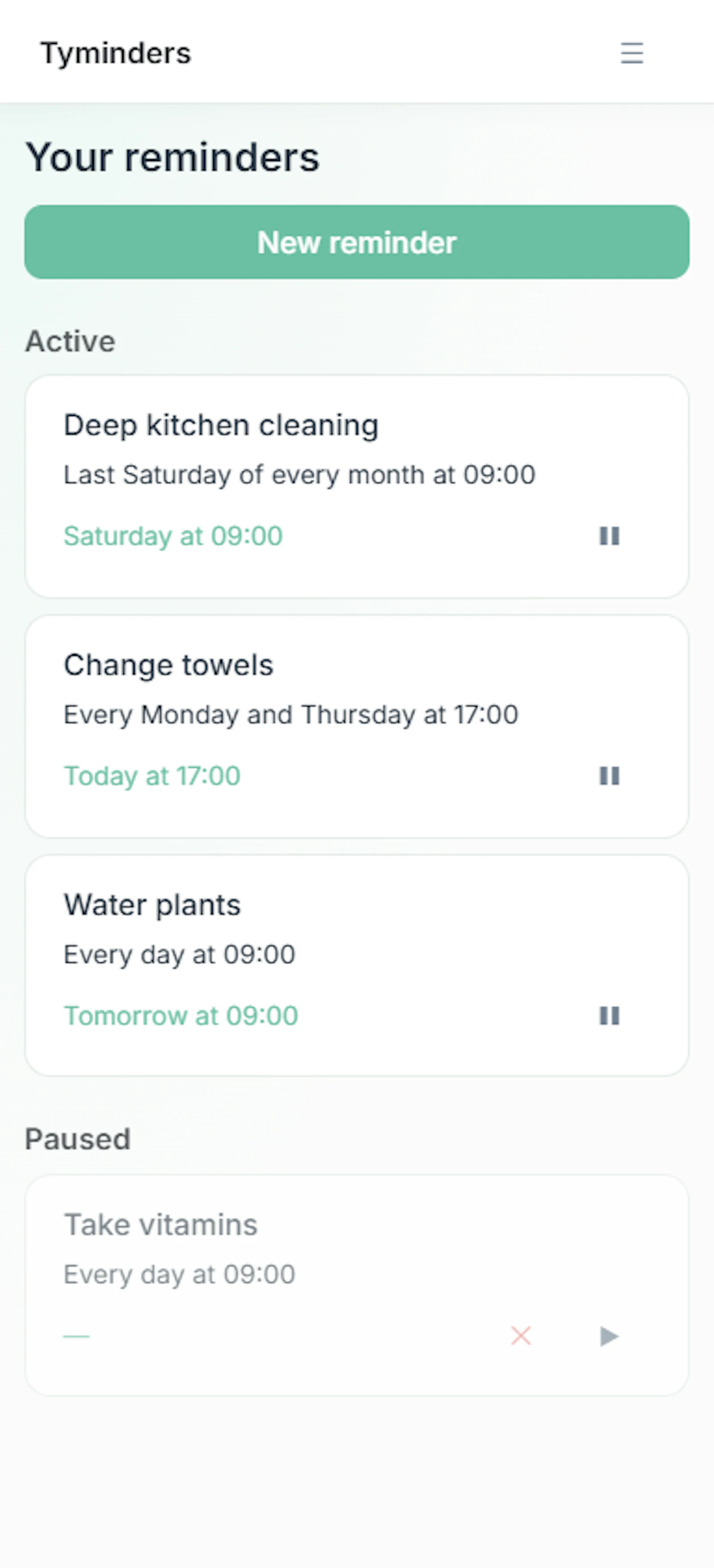 Tyminders screenshot 4