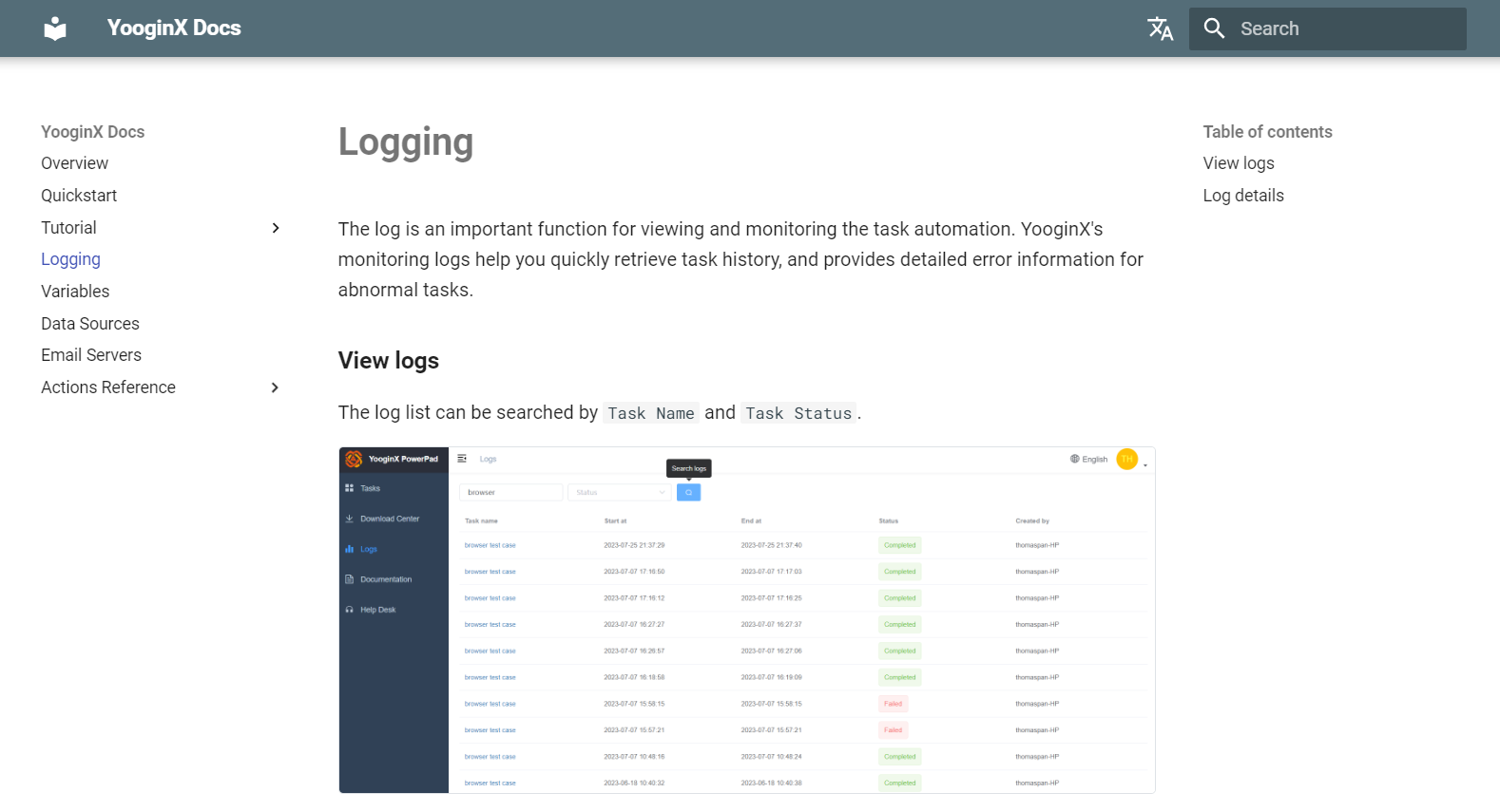 وسائط مستندات Yooginx 3