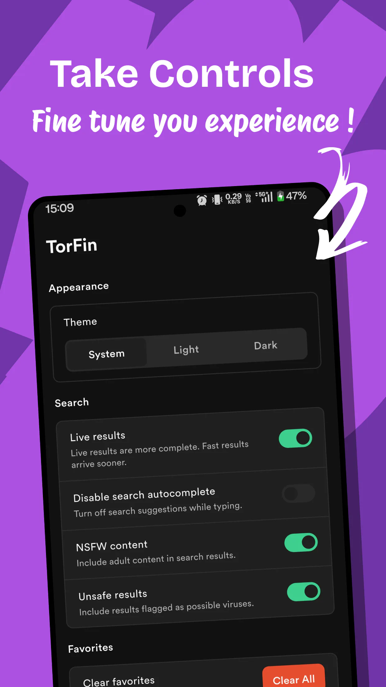 TorFin - Torrent Search App gallery image