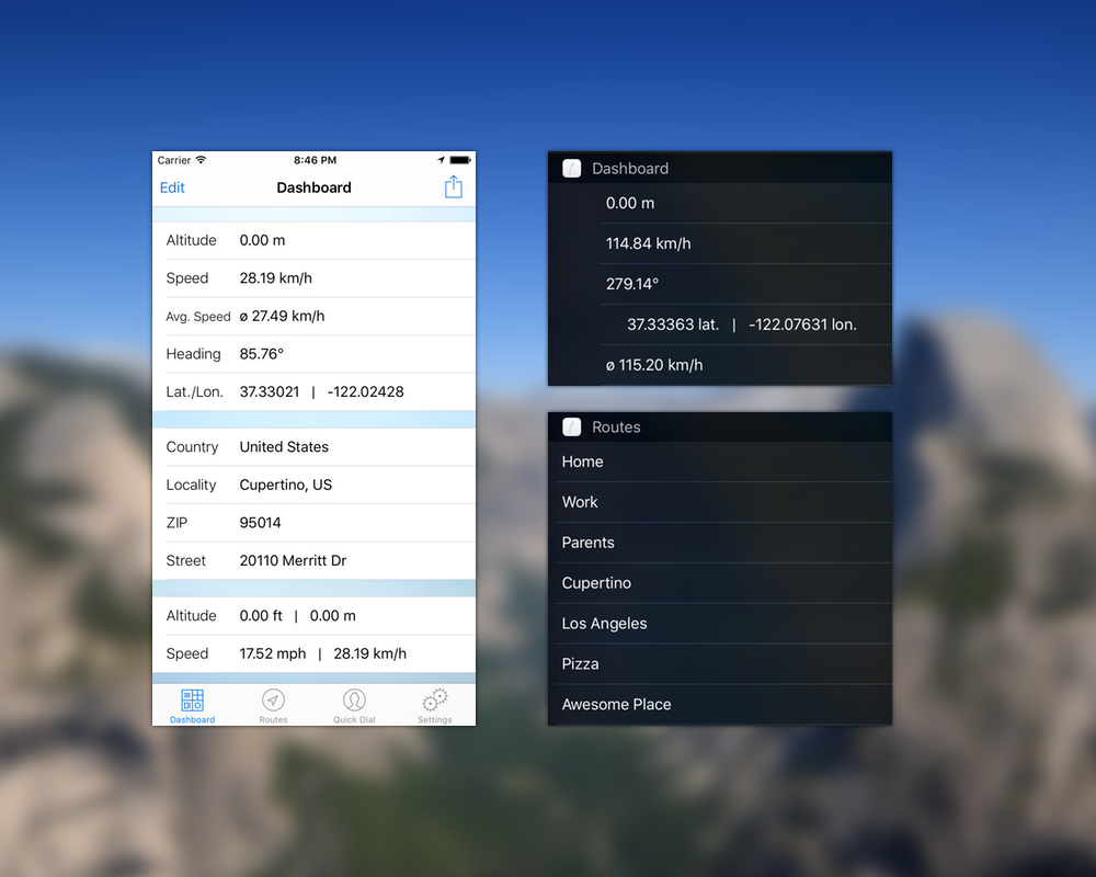  Pacific - Powerful Location Information, Quick Route & Quick Call Widgets gallery image