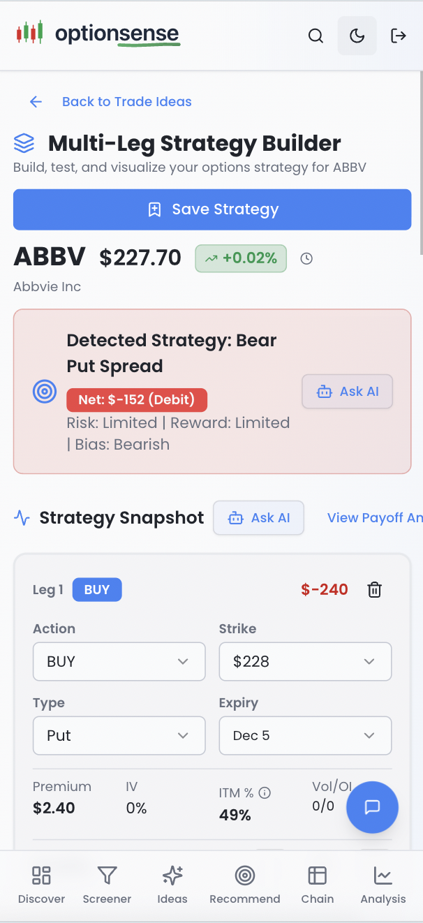 OptionSense gallery image