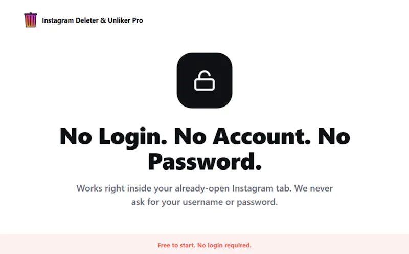 Instagram Bulk Deleter & Unliker Pro screenshot 2