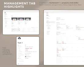 Marketing Agency OS Notion Template gallery image