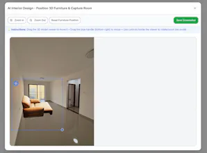 ai interior design gallery image