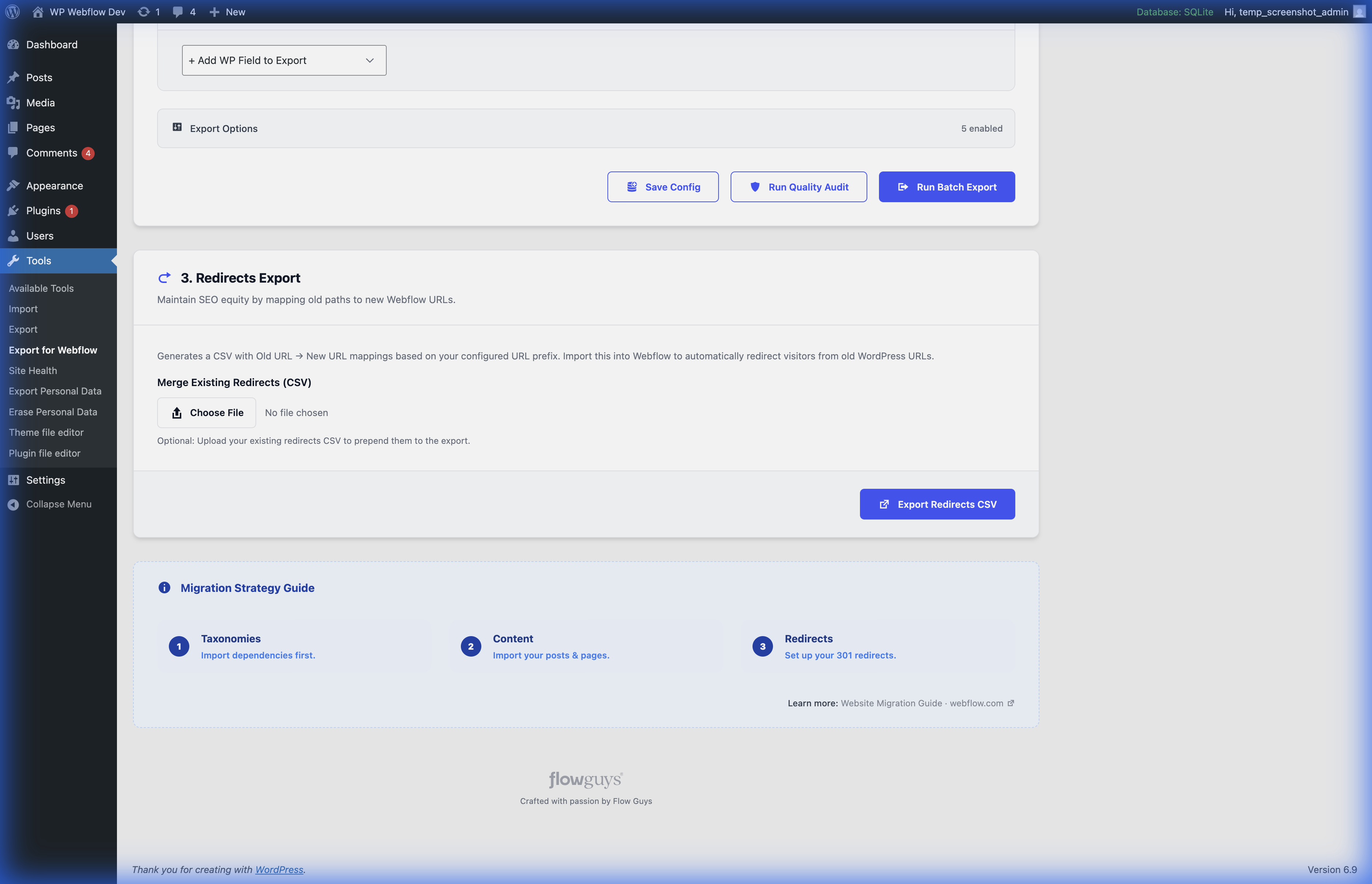 WordPress to Webflow CSV Exporter media 4