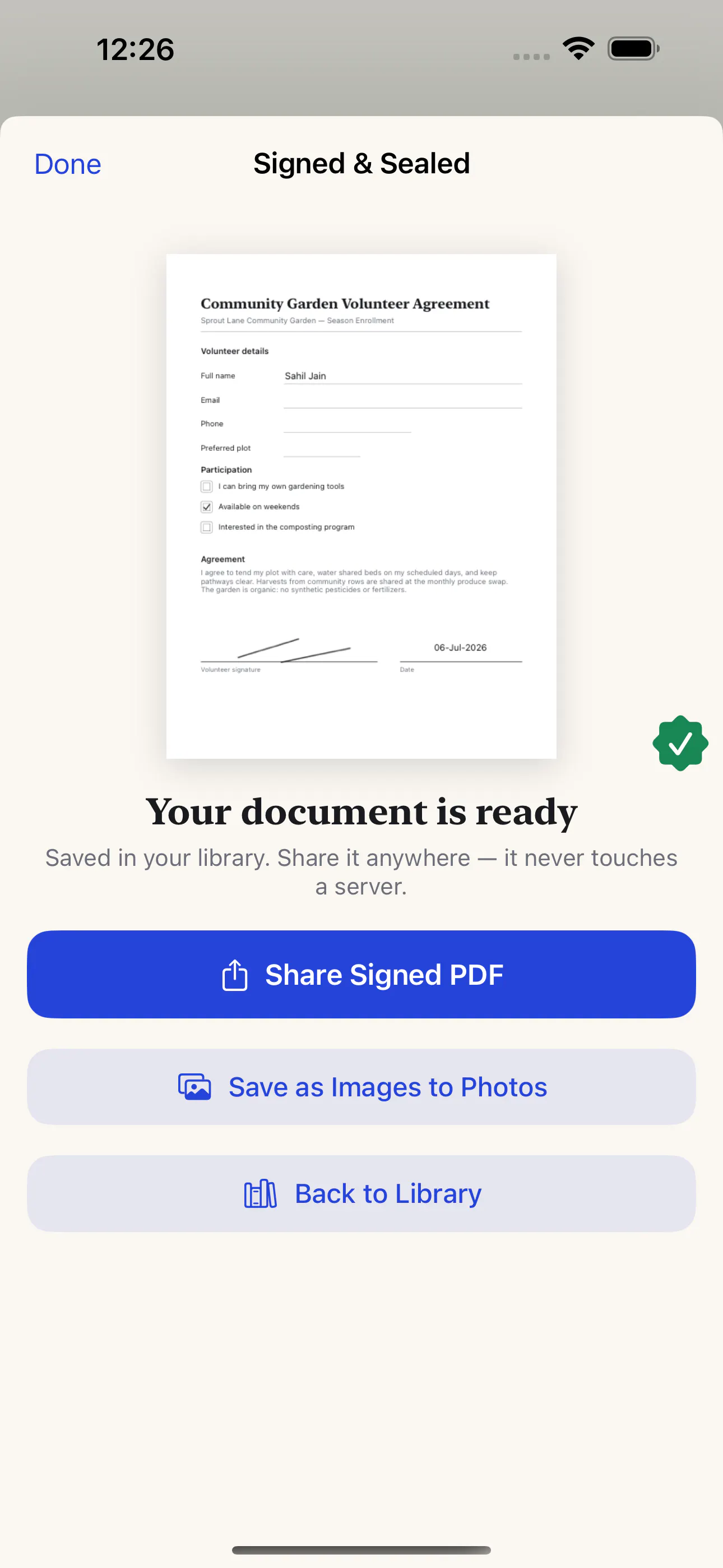 FormSign - Fill & Sign PDF gallery image