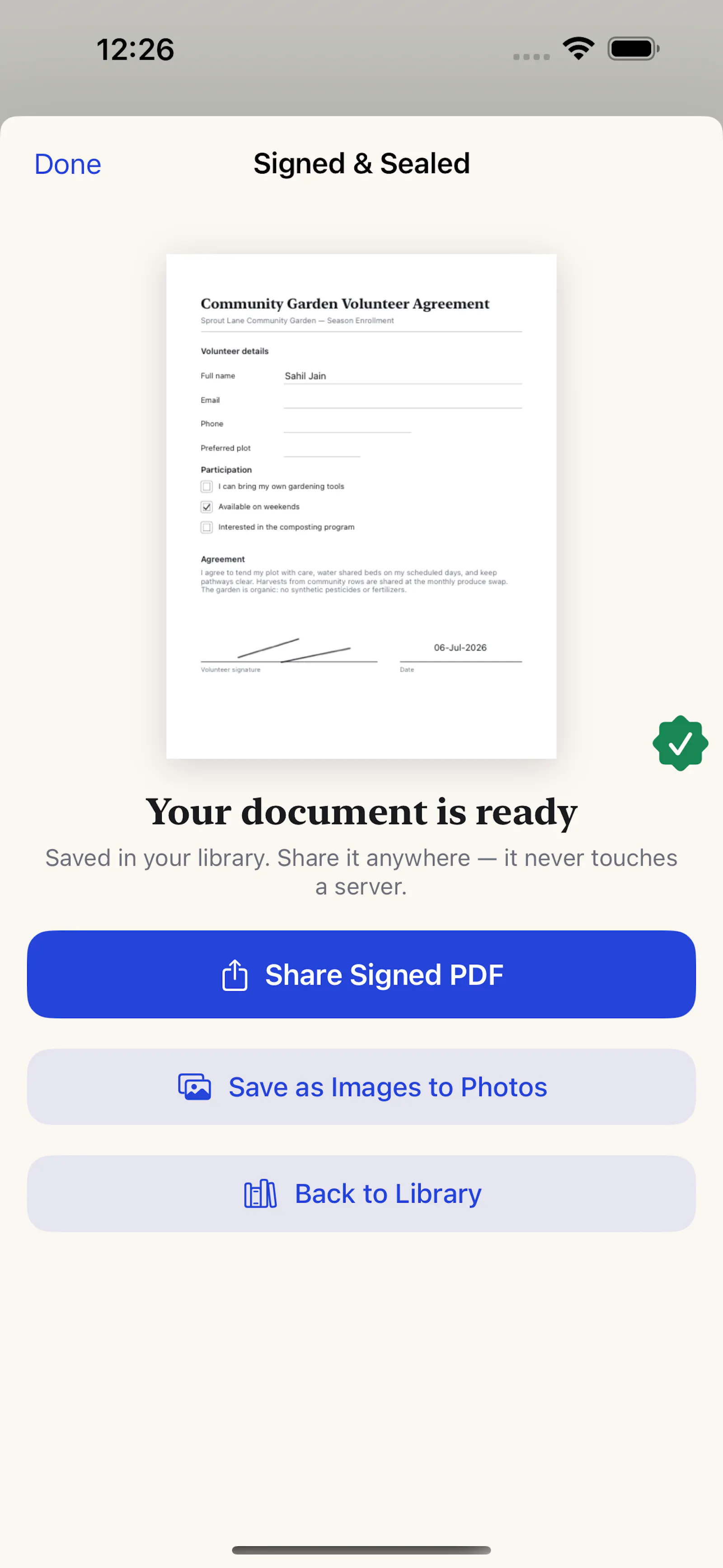 FormSign - Fill & Sign PDF screenshot 5