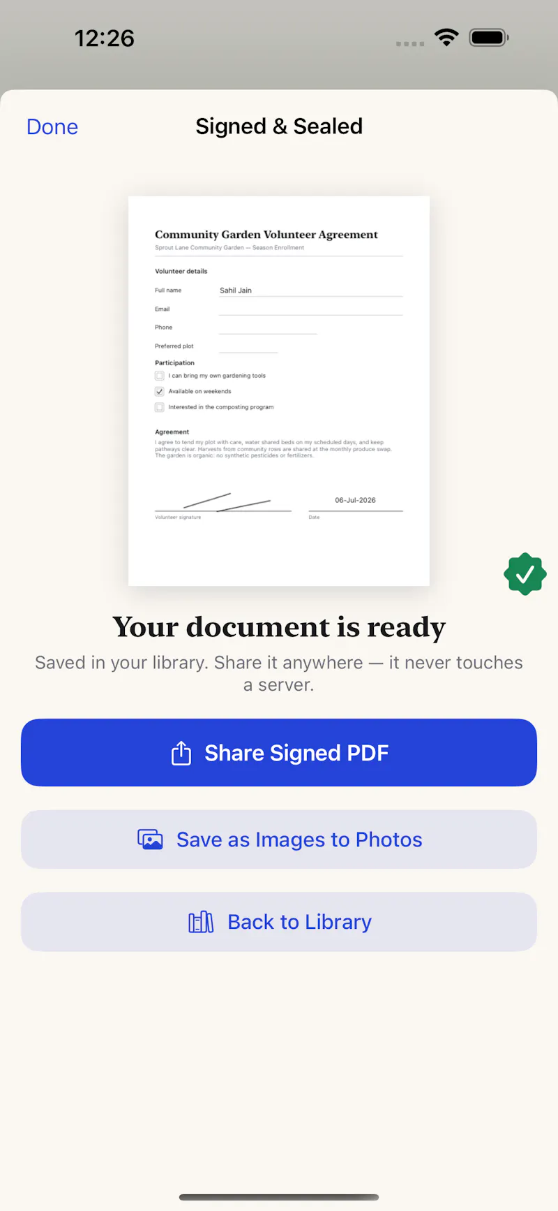 FormSign - Fill & Sign PDF screenshot 5