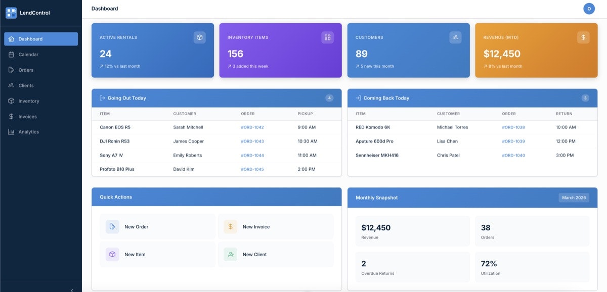 LendControl gallery image