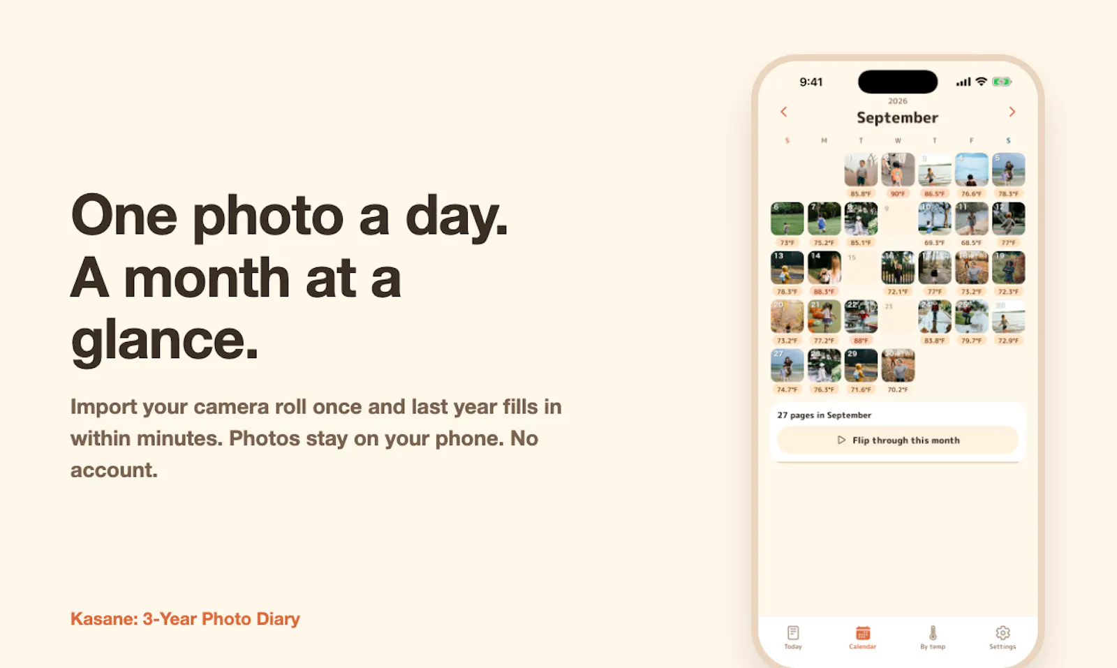 Kasane: 3-Year Photo Diary screenshot 3