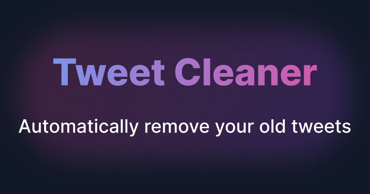 Media Tweet Cleaner 1